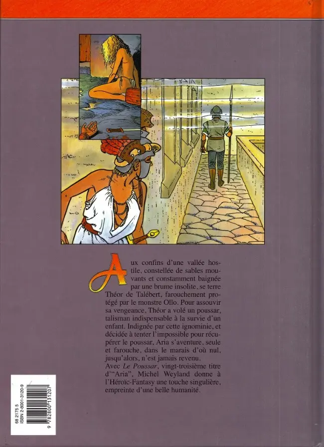 Verso de l'album Aria Tome 23 Le poussar