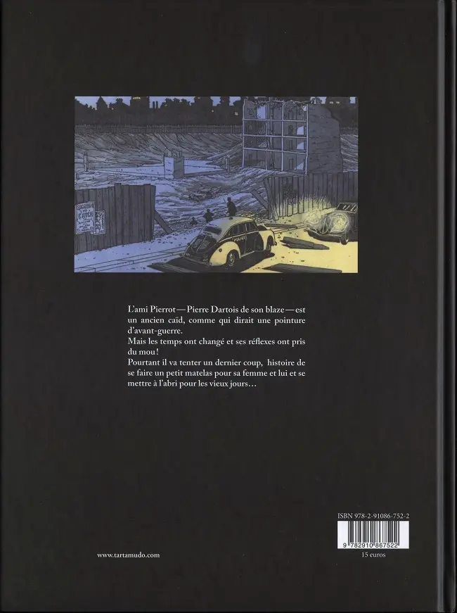 Verso de l'album Les Enquêtes du commissaire Raffini Tome 12 Mon ami Pierrot