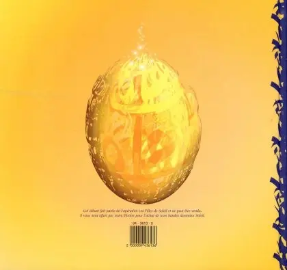 Verso de l'album Les Filles de Soleil N° 14