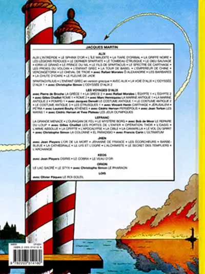 Verso de l'album Lefranc Tome 16 L'ultimatum