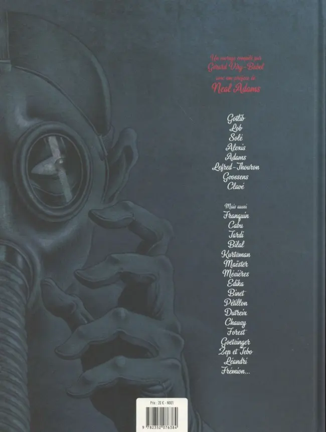 Verso de l'album SuperDupont Il était une fois Superdupont