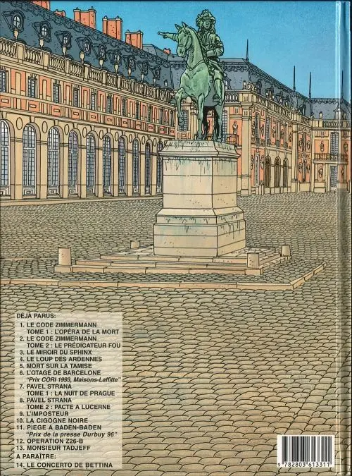 Verso de l'album Victor Sackville Tome 13 Monsieur Tadjeff