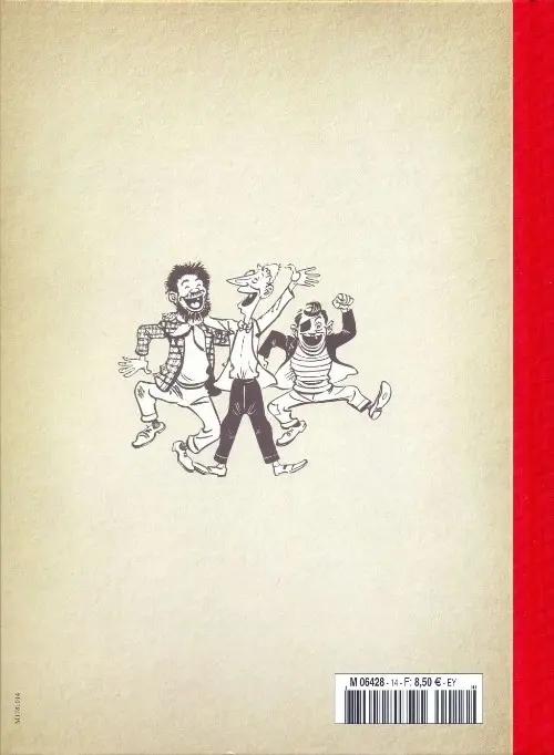 Verso de l'album Les Pieds Nickelés - La collection Tome 15 Les Pieds Nickelés hippies