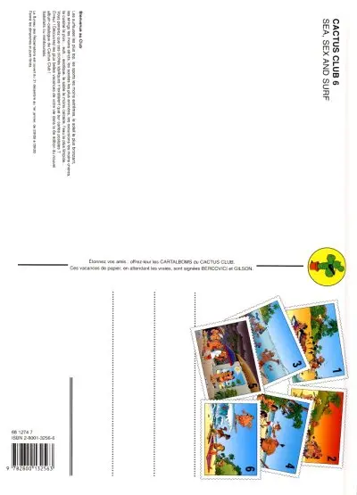 Verso de l'album Cactus Club Tome 6 Sea, sex and surf