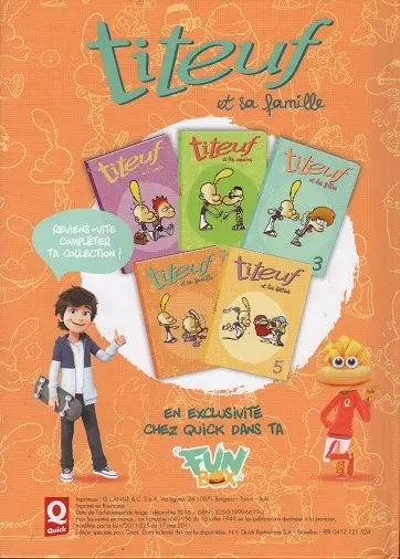Verso de l'album Titeuf Tome 4 Titeuf et sa famille