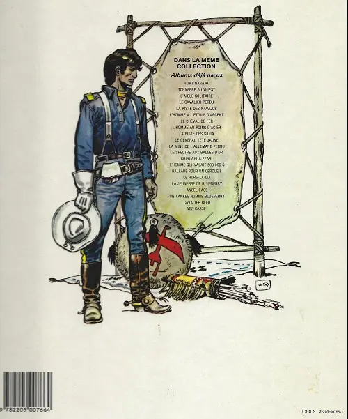 Verso de l'album Blueberry Tome 15 Ballade pour un cercueil