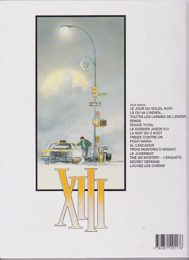 Verso de l'album XIII Tome 12 Le jugement