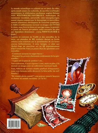 Verso de l'album Carbone 14 Tome 1 Avant que de n'être