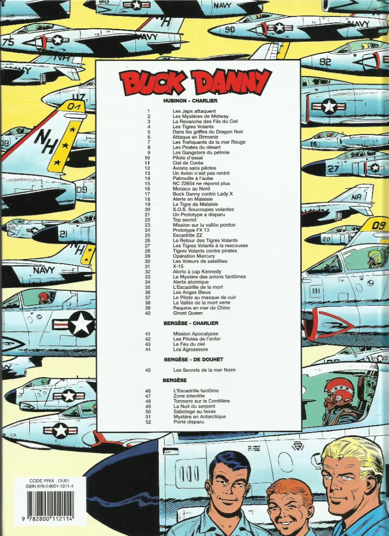 Verso de l'album Buck Danny Tome 15 NC-22654 ne répond plus