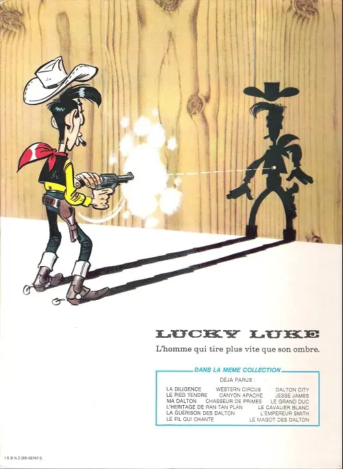 Verso de l'album Lucky Luke Tome 41 L'héritage de Rantanplan