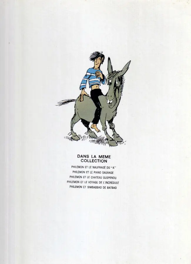 Verso de l'album Philémon Tome 3 Et le château suspendu