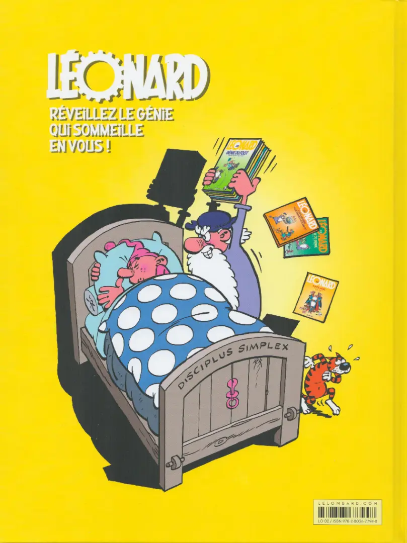 Verso de l'album Léonard Tome 52 Vacances de génie