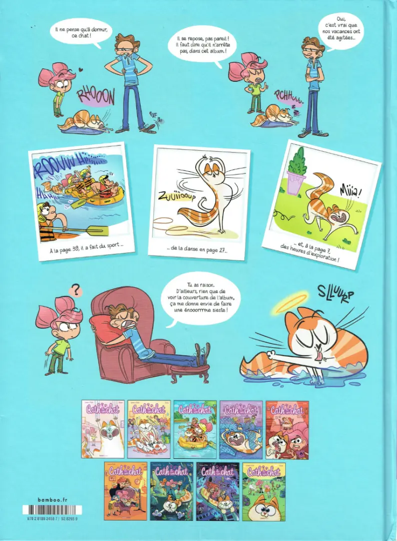 Verso de l'album Cath & son chat Tome 3