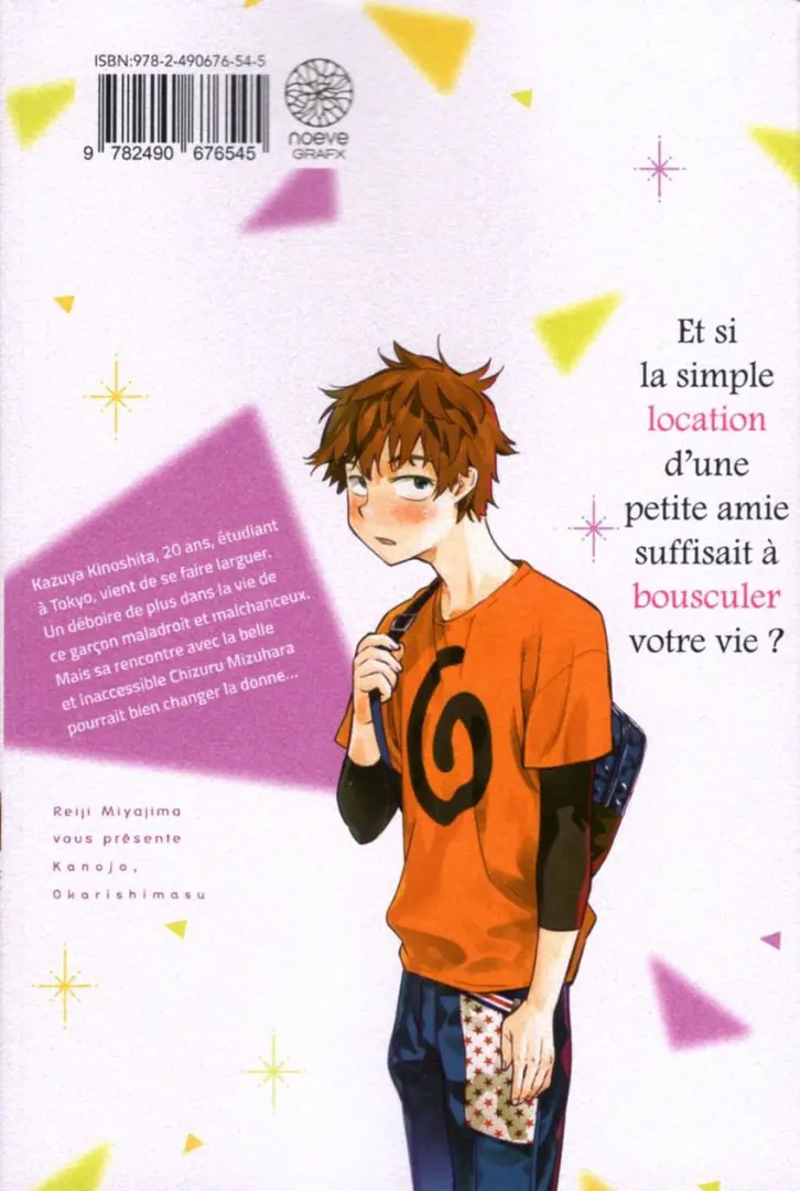 Verso de l'album Rent a Girlfriend 01