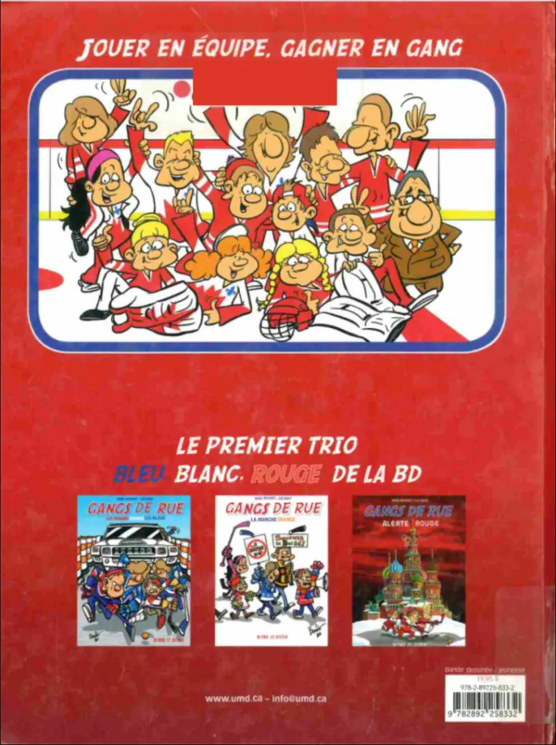 Verso de l'album Gangs de rue Tome 3 Alerte rouge