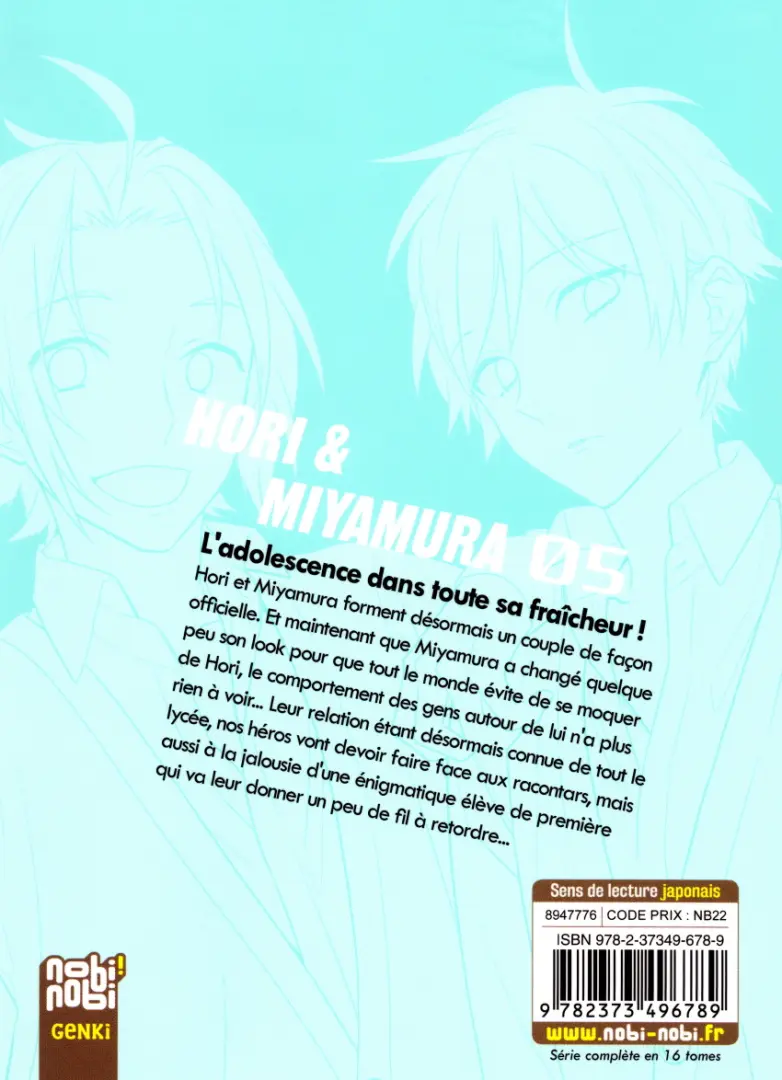 Verso de l'album Horimiya 05