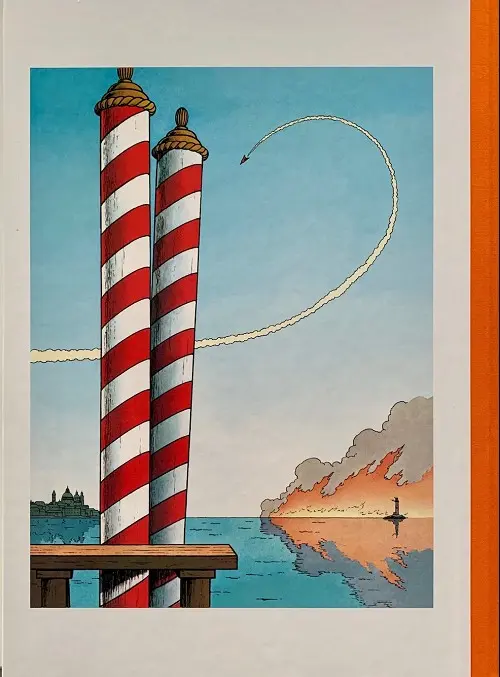 Verso de l'album Lefranc Tome 3 Le mystère Borg