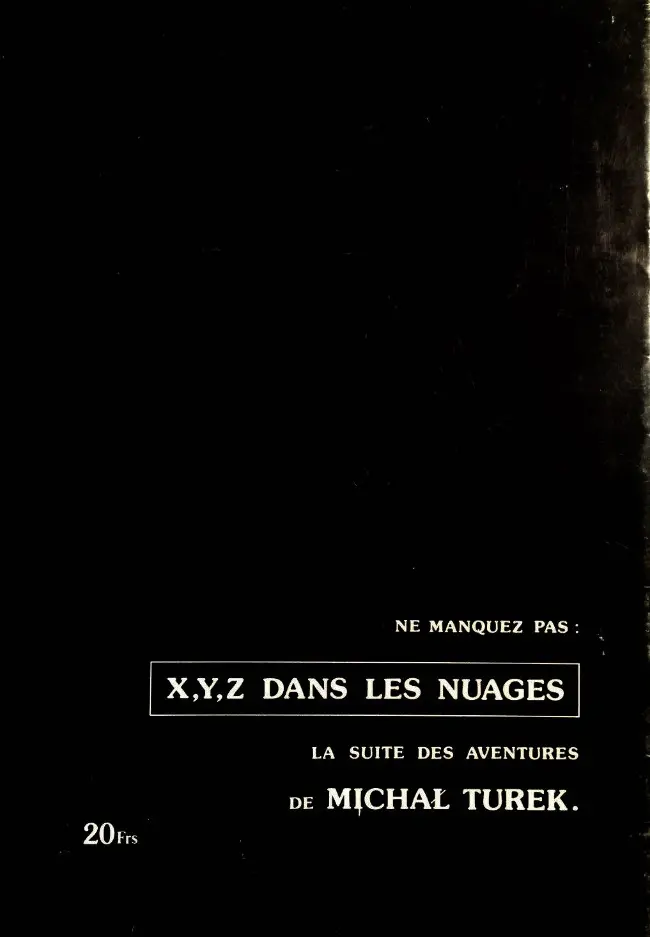 Verso de l'album Michal Turek Tome 1 La ville des lumières