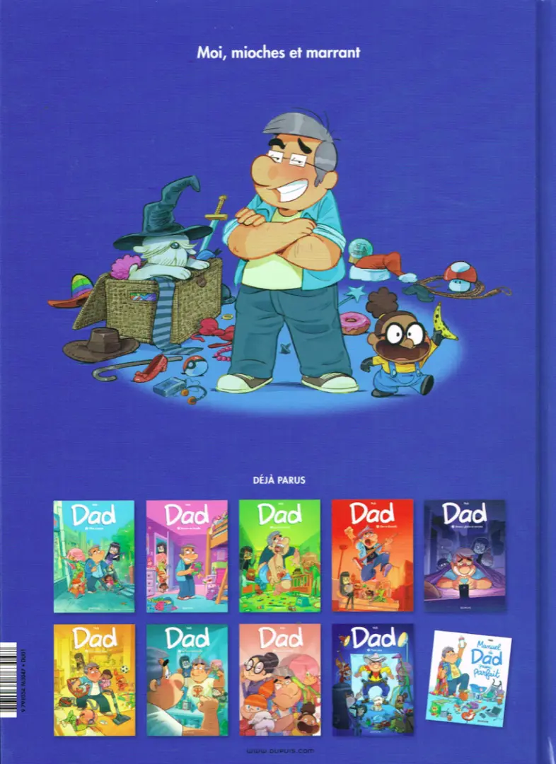 Verso de l'album Dad Tome 9 Papa pop