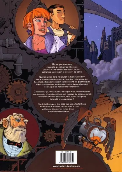 Verso de l'album Les Citadelles excentriques Tome 1 L'ennemi Cybernétique numéro 1