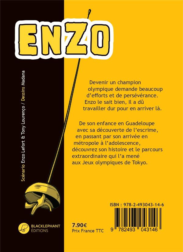 Verso de l'album Enzo 1