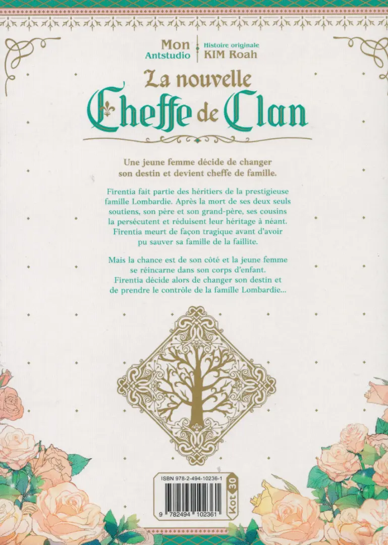 Verso de l'album La nouvelle Cheffe de Clan 1
