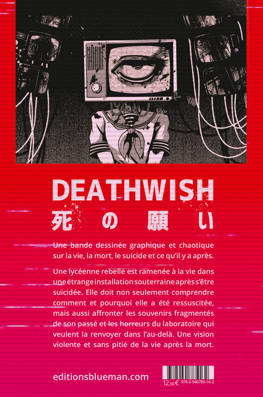 Verso de l'album Zombie Makeout Club Tome 1 Deathwish