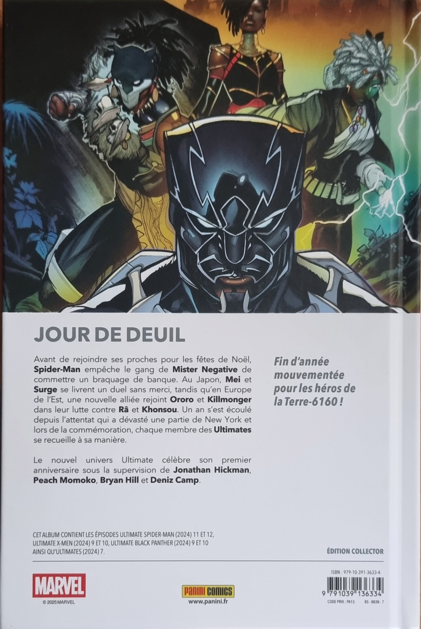 Verso de l'album Ultimate Universe 06