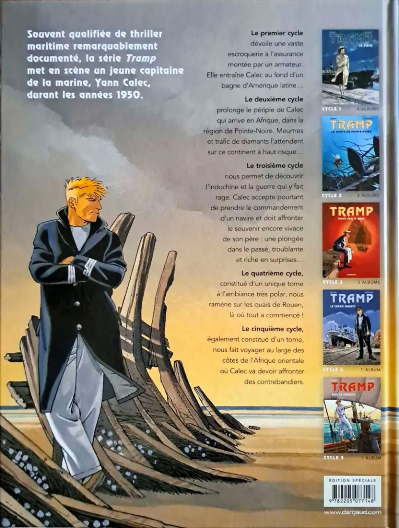 Verso de l'album Tramp Tome 1 Le piège