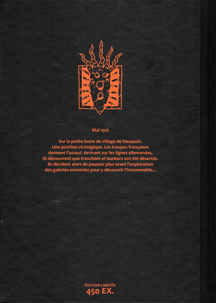 Verso de l'album Dessous Intégrale