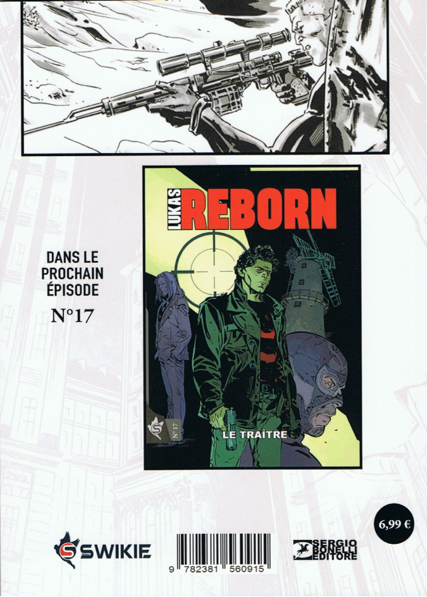 Verso de l'album Lukas / Lukas Reborn N° 16 La bête