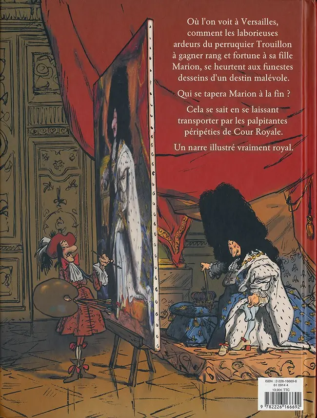 Verso de l'album Cour royale