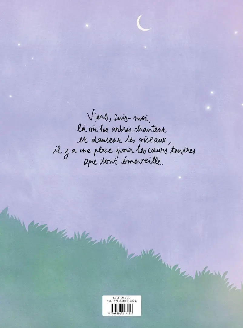 Verso de l'album L'Émerveilleuse