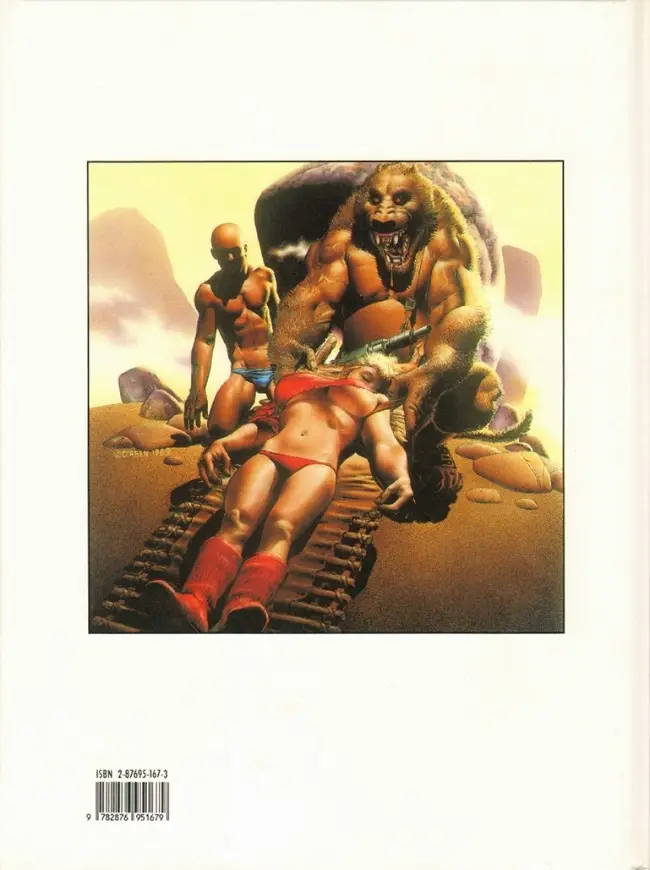 Verso de l'album La Saga de Den Tome 4 Enfants du feu
