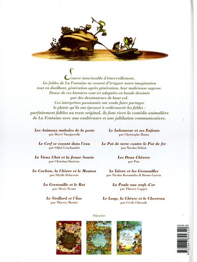 Verso de l'album La Fontaine aux fables 3