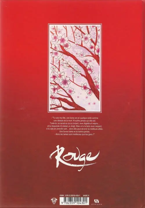 Verso de l'album Freaks' Squeele - Rouge Tome 1 Cœur ardent