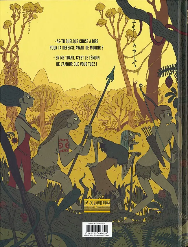 Verso de l'album L'Île aux Femmes