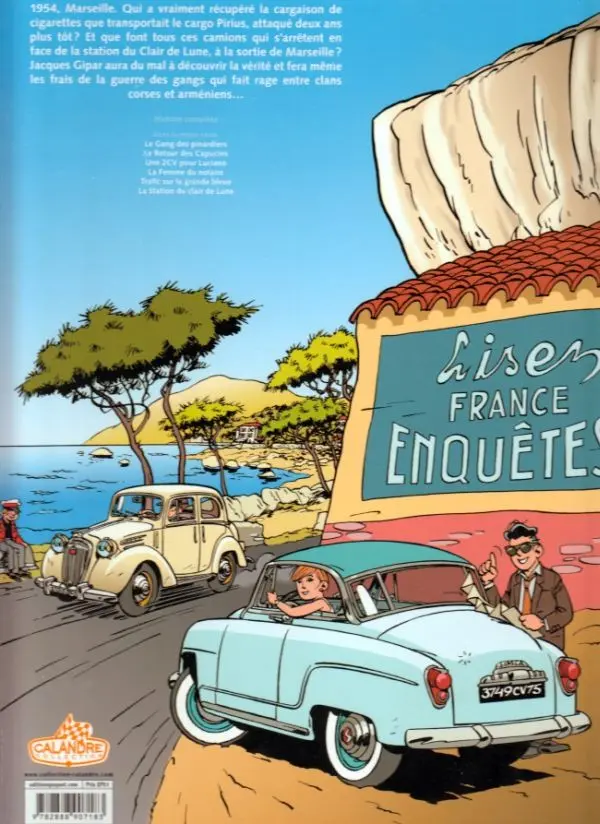 Verso de l'album Une aventure de Jacques Gipar Tome 6 La station du clair de lune