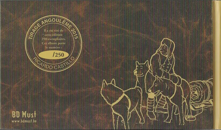 Verso de l'album Le Journal de Ricardo Castillo