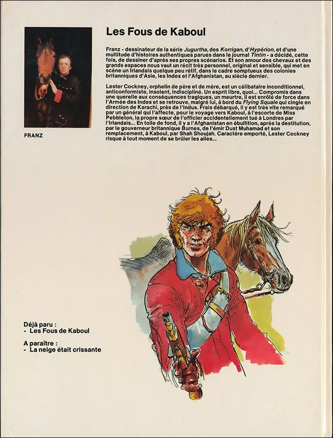 Verso de l'album Lester Cockney Tome 1 Les Fous de Kaboul