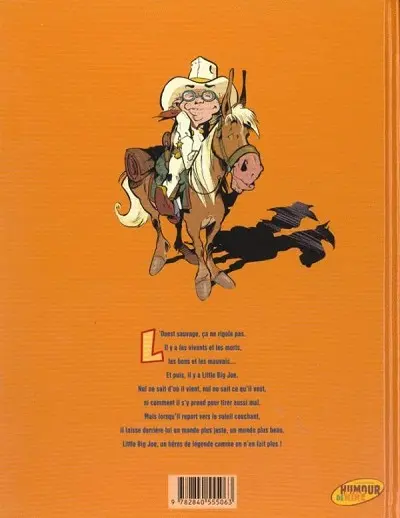 Verso de l'album Little Big Joe Tome 1 Des hommes à genoux