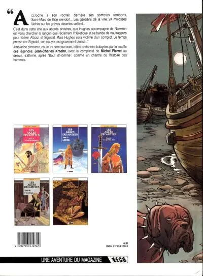 Verso de l'album Les Aigles décapitées Tome 5 Saint-Malo de l'Isle