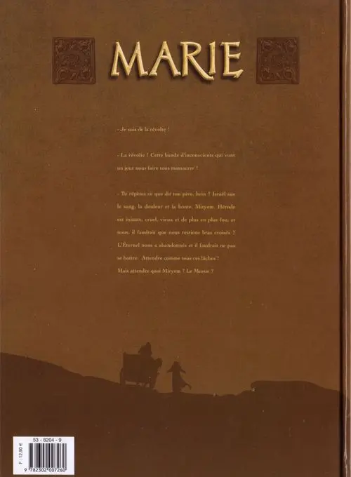 Verso de l'album Marie Livre I