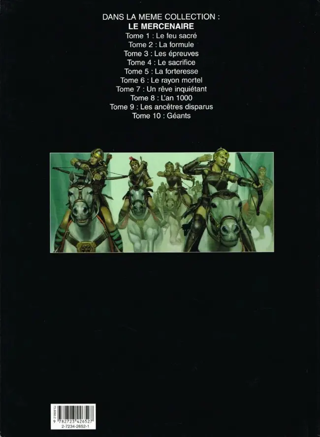 Verso de l'album Le Mercenaire Tome 10 Géants