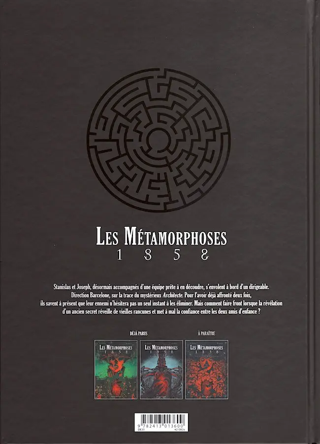 Verso de l'album Les Métamorphoses 1858 Tome II Dinocampus coccinellae