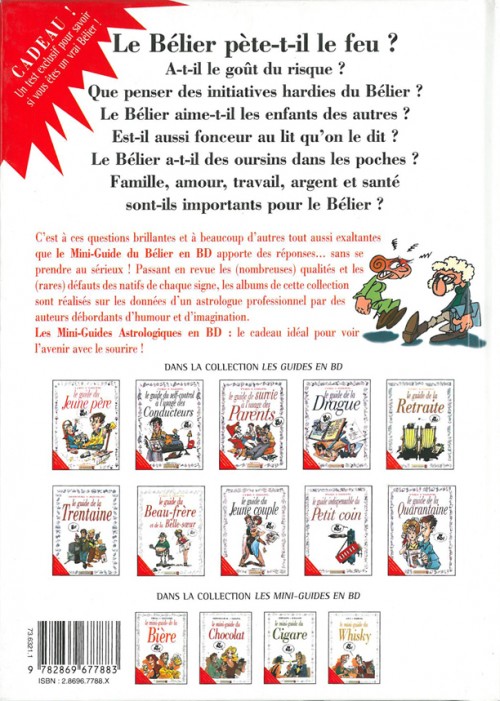 Verso de l'album Le Mini-guide ... Tome 1 Le mini-guide du Bélier