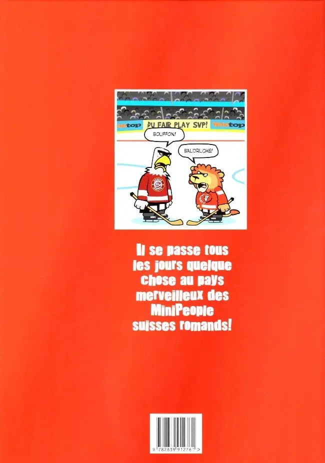 Verso de l'album Les MiniPeople suisses Tome 1 Saison 1 & 2