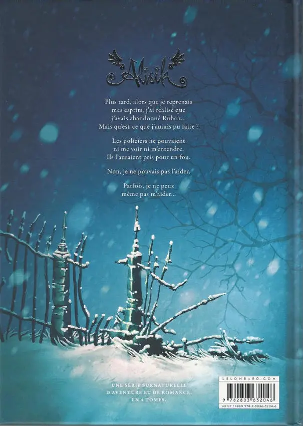 Verso de l'album Alisik 2 Hiver