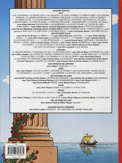 Verso de l'album Alix raconte Tome 1 Alexandre le grand