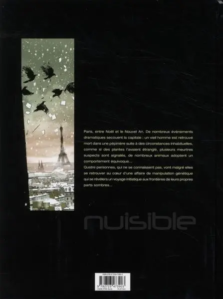 Verso de l'album Nuisible Tome 2 La reine rouge